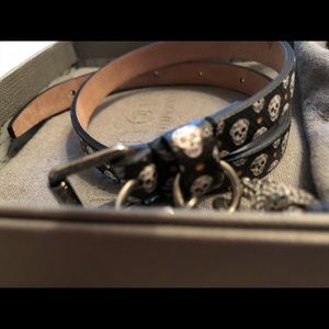 Alexander McQueen wrap leather bracelet